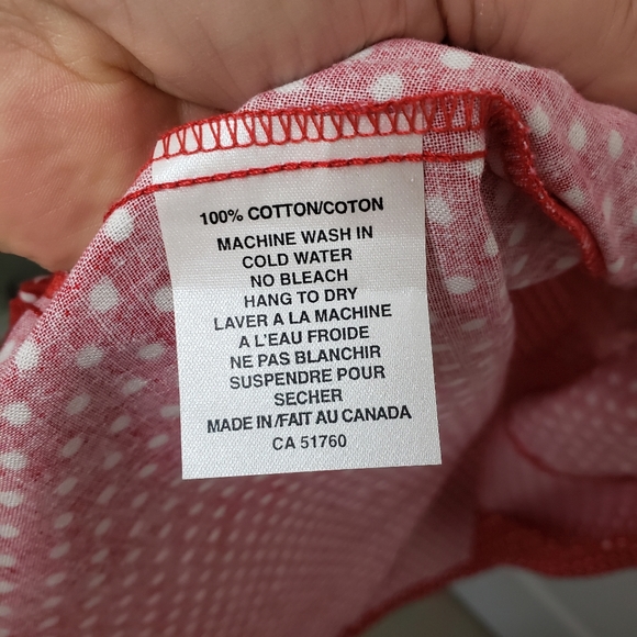 Cherry Velvet Red dress with tiny polka dots Plus - Picture 8 of 11